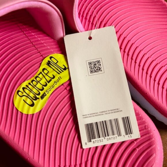 NWT - Girl's Nike Kawa Slides - Pink, Size 5Y - Picture 5 of 10